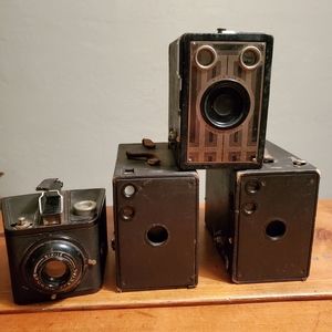 5 Vintage Kodak Brownie Cameras